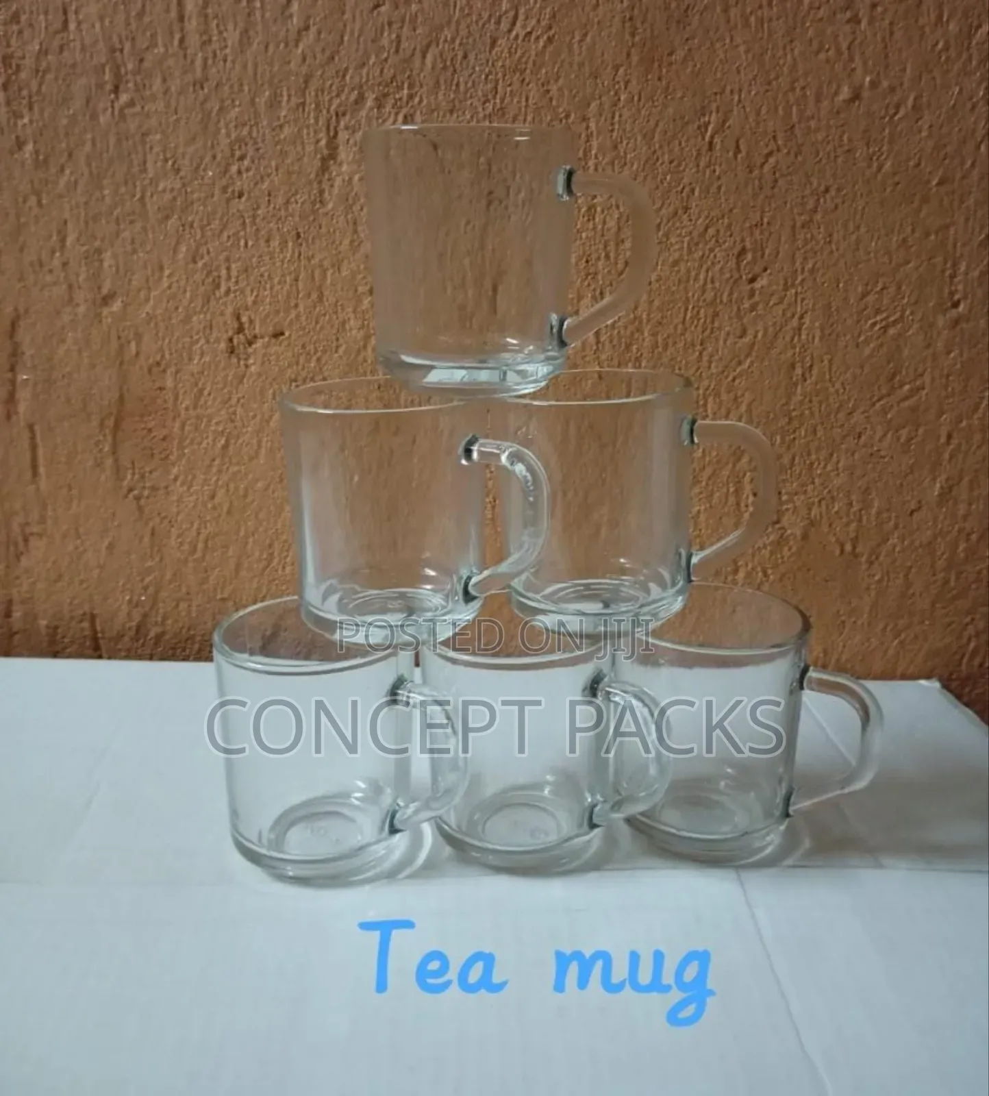 12pcs Tea Mug Clear. 300ml