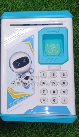 Bttery Operated Piggy Bank With Password And Fingerprint Function
