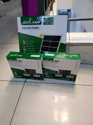 2 in 1 100w+100w Jsot Solar Floodlights