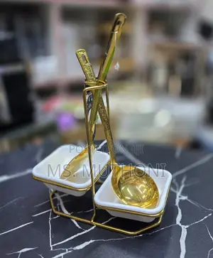 Multi-functional Upright Soup Ladle Holder.
