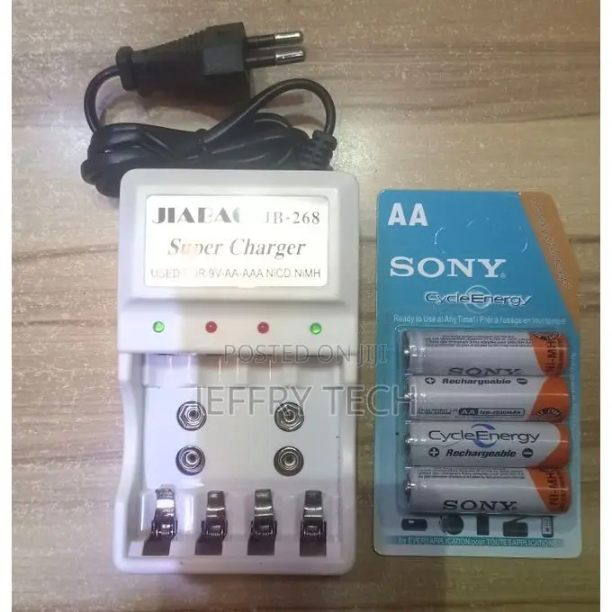 Aa Rechargable Battery With Chargerr