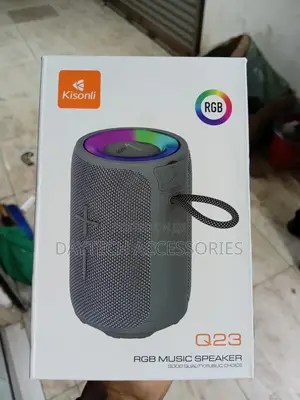 Kisonli Q23 Portable Bluetooth Speaker 12w Output RGB Light