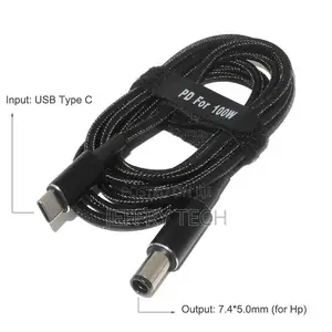 Pd 100w Usb-C 18.5-20v to 7.9×0.9 Universal Laptop Cable Big Pin