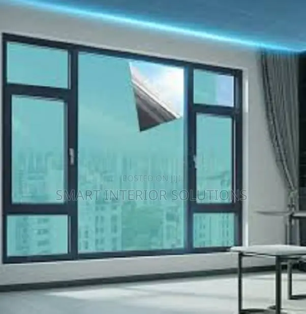 Reflective Window Film; For Additional Security
