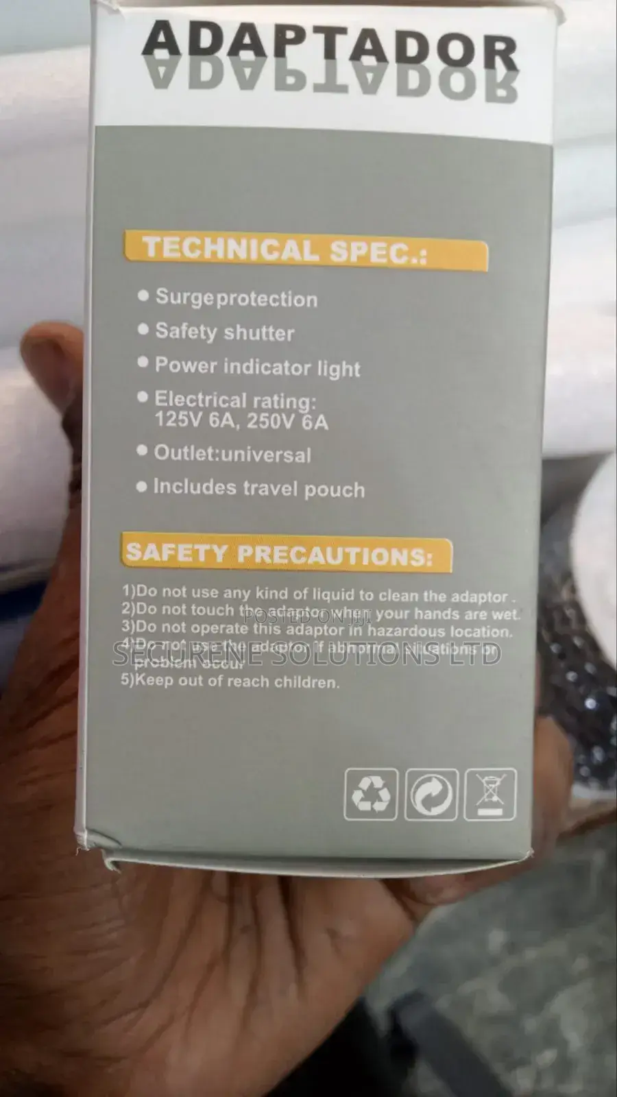Universal Travel Adaptor
