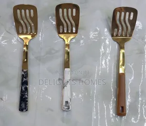 Golden Serving Spoons-Pa
