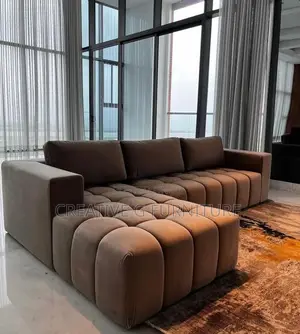 Modernized 6 Seater Bubble L Sofa