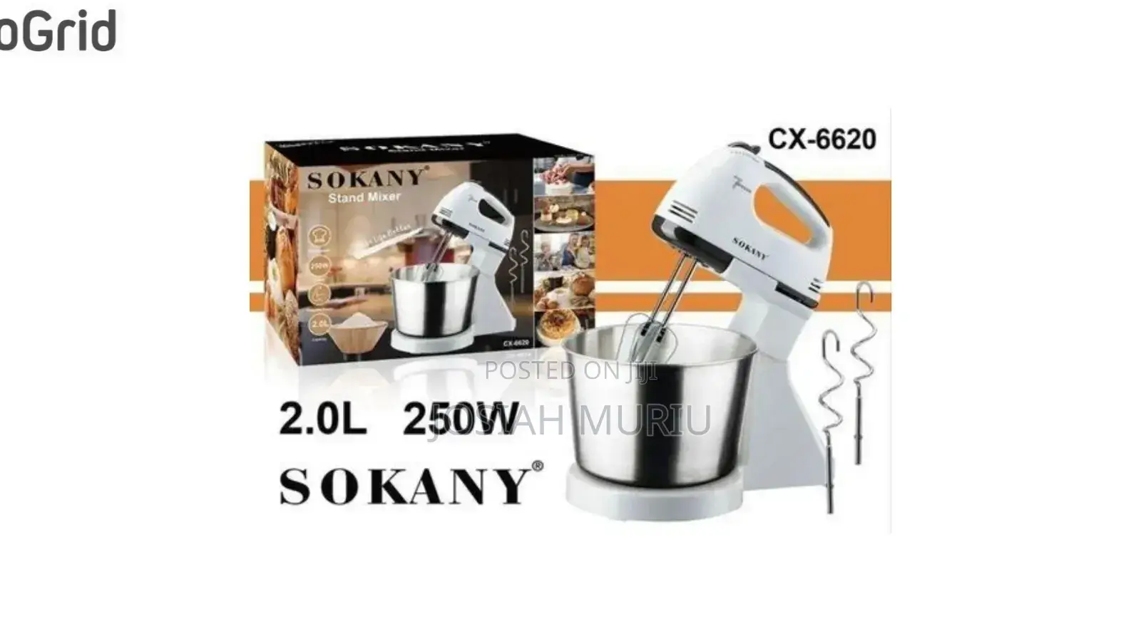 Sokany Bowl Mixer 2litres
