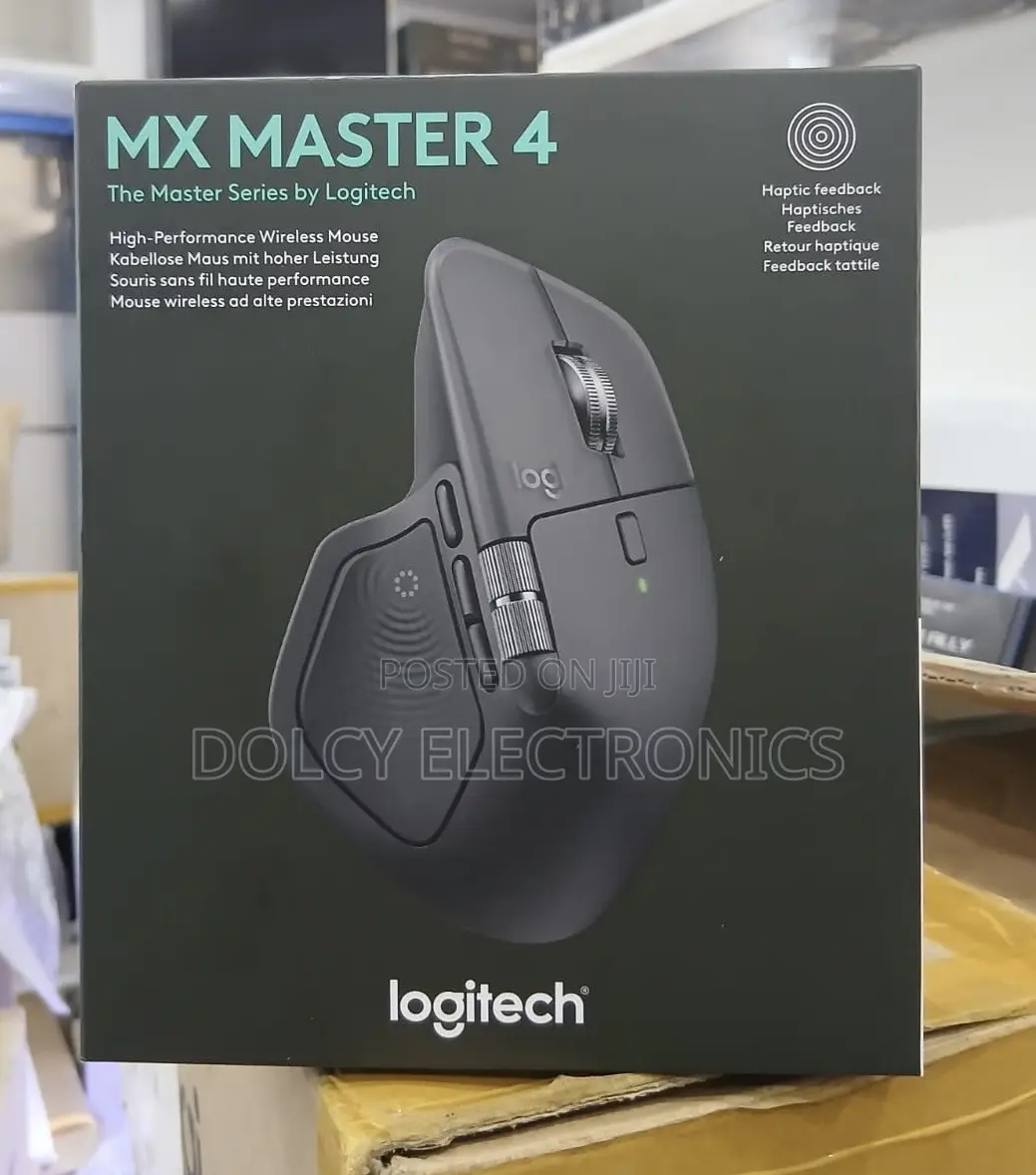 Logitech Mx Master 4 Wireless Mouse With Haptic