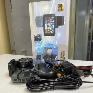 1080p Dash Cam G-Sensor Loop Recording HDR Front Rear and Inside Cam