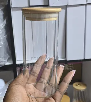 3pcs 460ml Glass Spice Jars-Nj