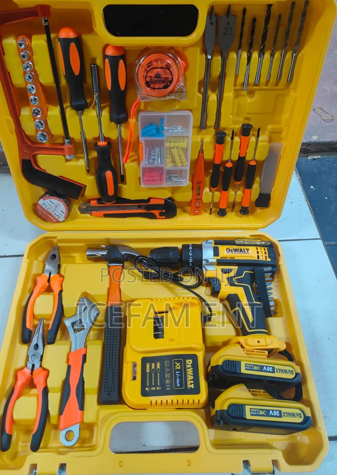 Dewalt Cordless Toolset/36v Rechargeable Toolset