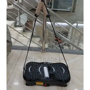 Vibration Fitness Plate With Remote Bands–Full Body Workout Machine