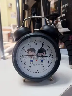 Cute Cartoon Twin-bell Alarm Clock For Kids – Loud & Non-ticking