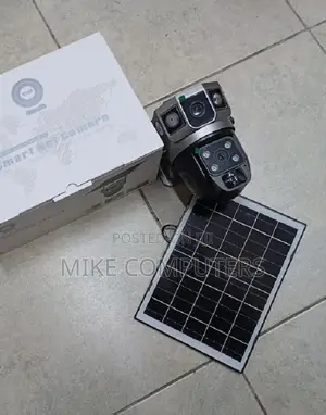 V380 Dual Lens 4g CCTV Camera Solar Powered CCTV Camera