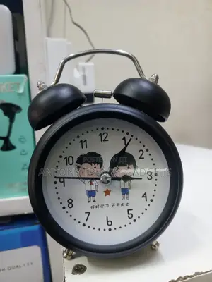 Classic Cartoon Twin-bell Alarm Clock For Students & Bedrooms