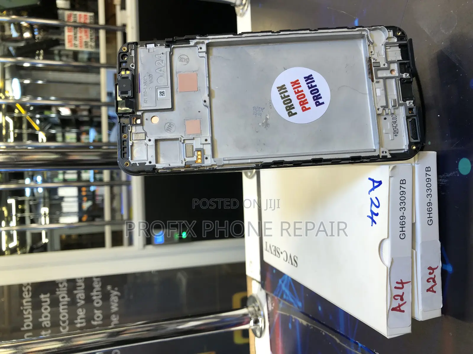Original Samsung Galaxy A24 Broken Screen Replacement+Installation