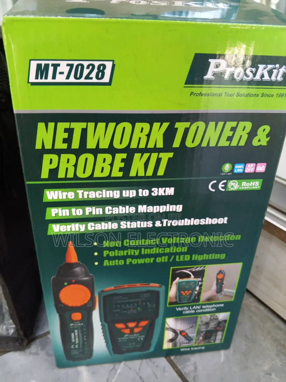 Pro's Kit Network Toner Probe Kit.Mt-7028