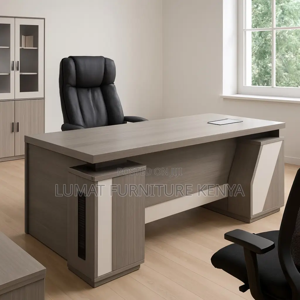 Furnitured Ergonomic Office Desk