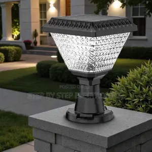 Solar Gate Pillar Light Dusk to Dawn Premium RGB Led Weatherproof