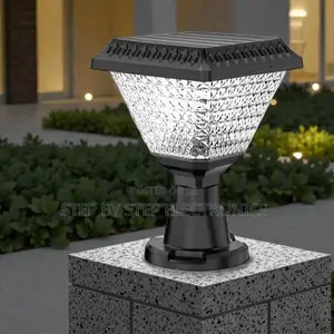 Solar Garden Pillar Lamp RGB Led High Brightness Auto on/Off Outdoor