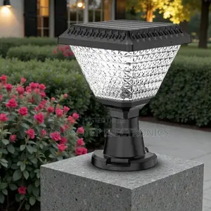 Solar Main Gate Pillar Light RGB Colors Led Auto on/Off Outdoor Lamp