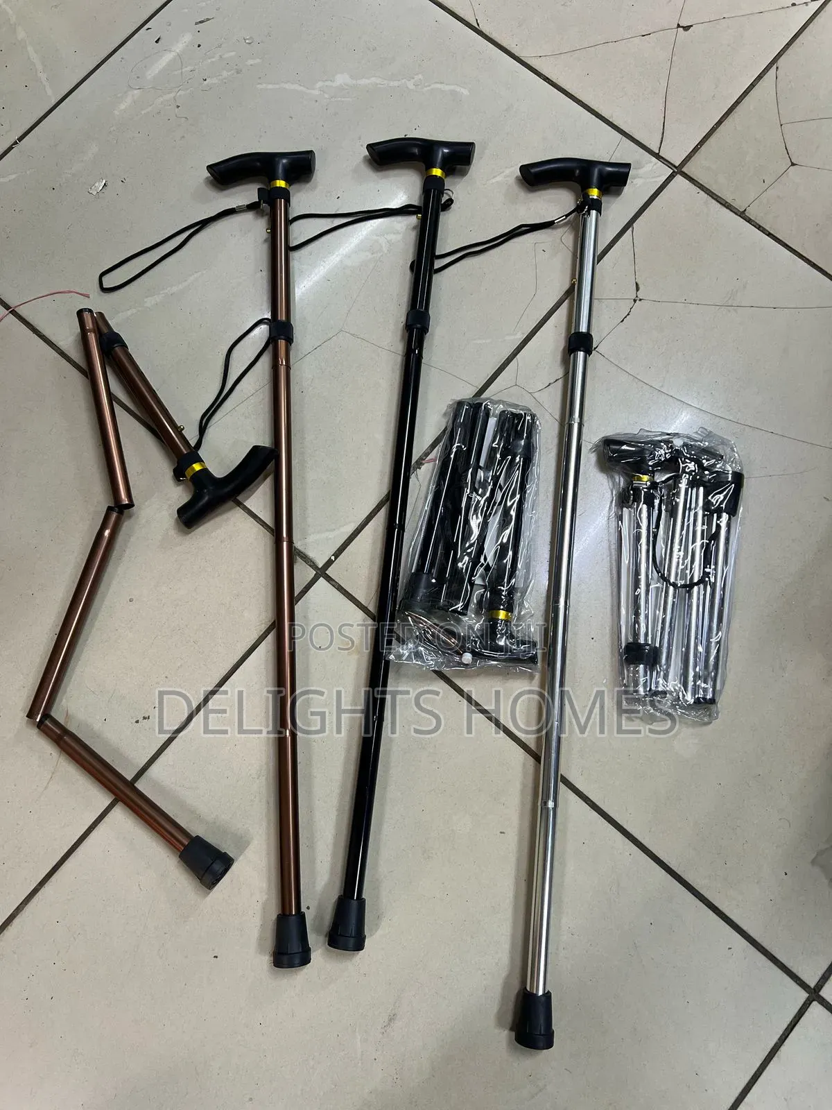 Adjustable /Foldable Metallic Walking Sticks_yu