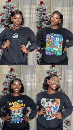 Stylish Ladies Animated Sweatshirts
