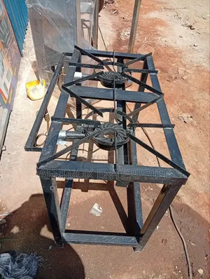 Two-Burner Gas Cooker – Strong Mild Steel Frame 