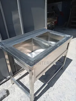 Stainless Steel Double Bowl Sink – Commercial Grad