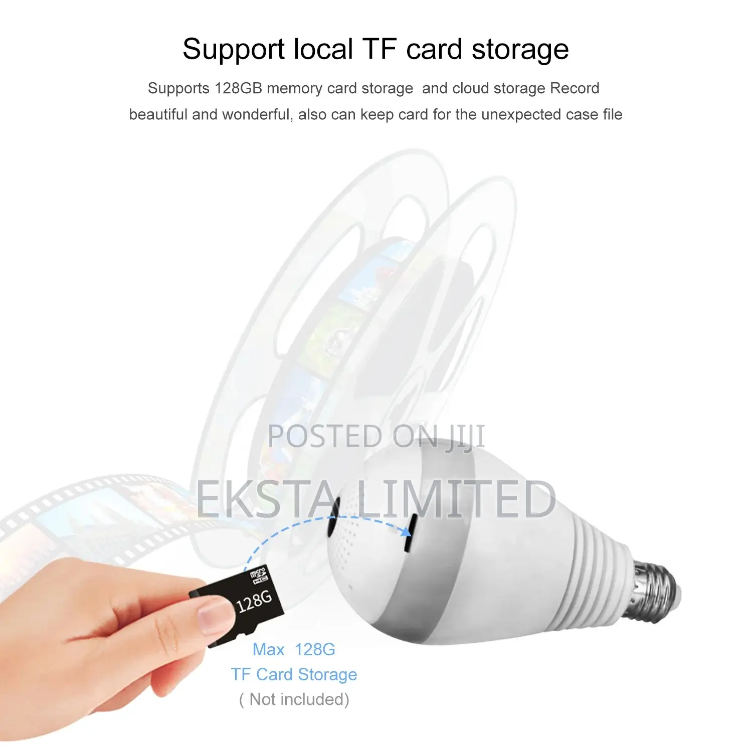 360 Degree Light Bulb Nanny Camera