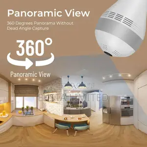 360 Degree Light Bulb Nanny Camera