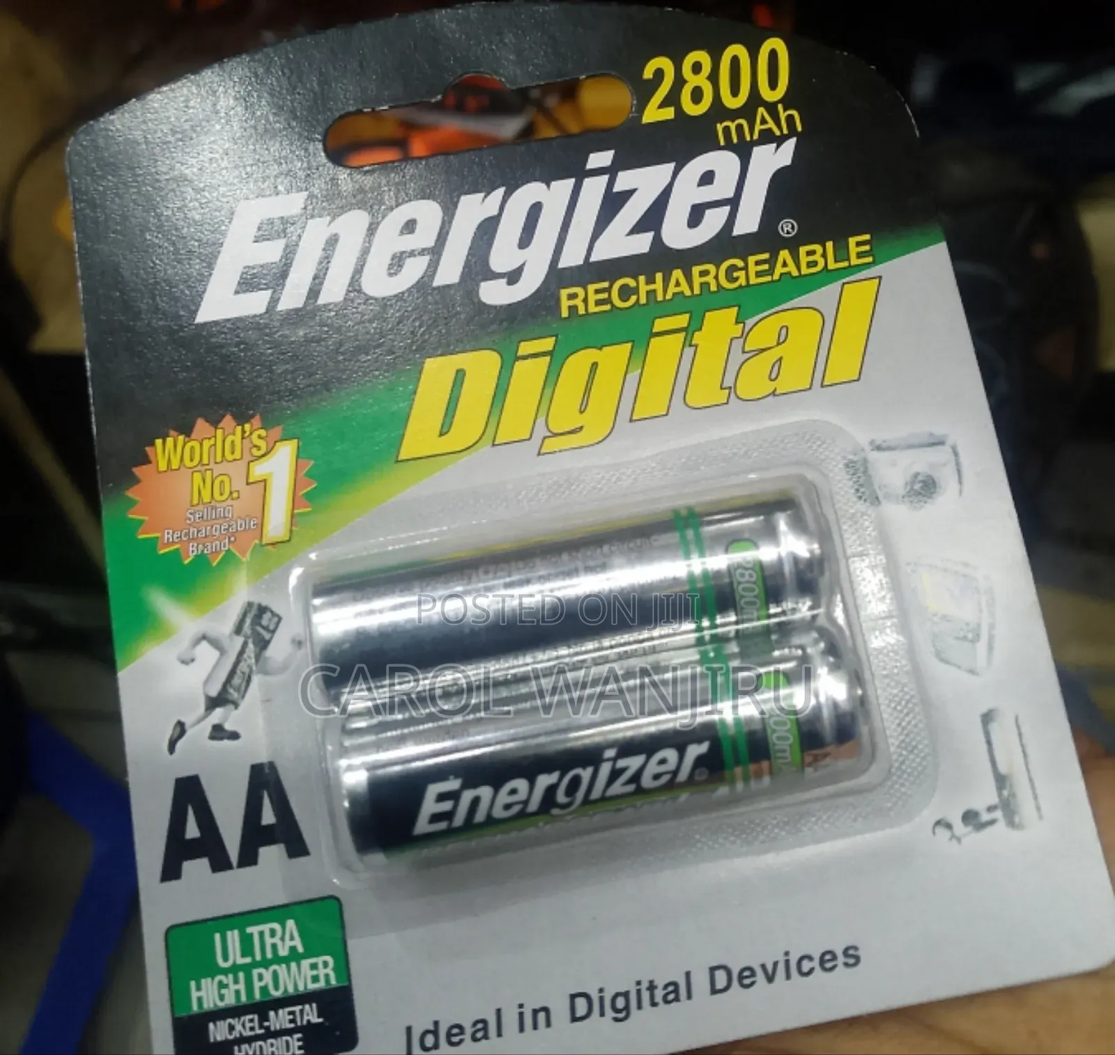 Durable Energizer Rechargeable Battery