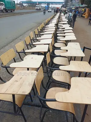 Wooden School Chair With Writing Top