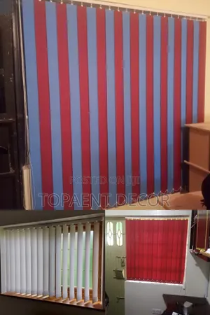 Small And Large Window Vertical Colourful Office Window Blinds