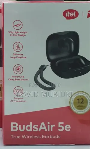 Itel Budsair 5e Iew-52 *39hrs Long Playtime* True Wireless Earbuds