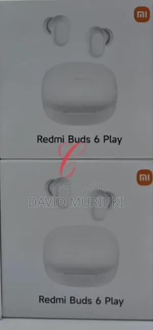 *Original* Redmi Buds 6 Play Earbuds Now Available in *White*