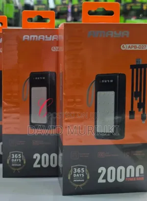 Amaya Apb-D27 20000mah Power Bank *With Detachable 4 Cables*
