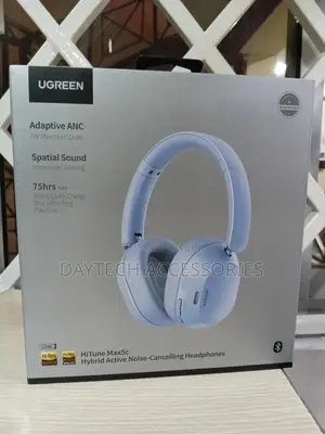 The Ugreen Hitune Max5c White Headphones.