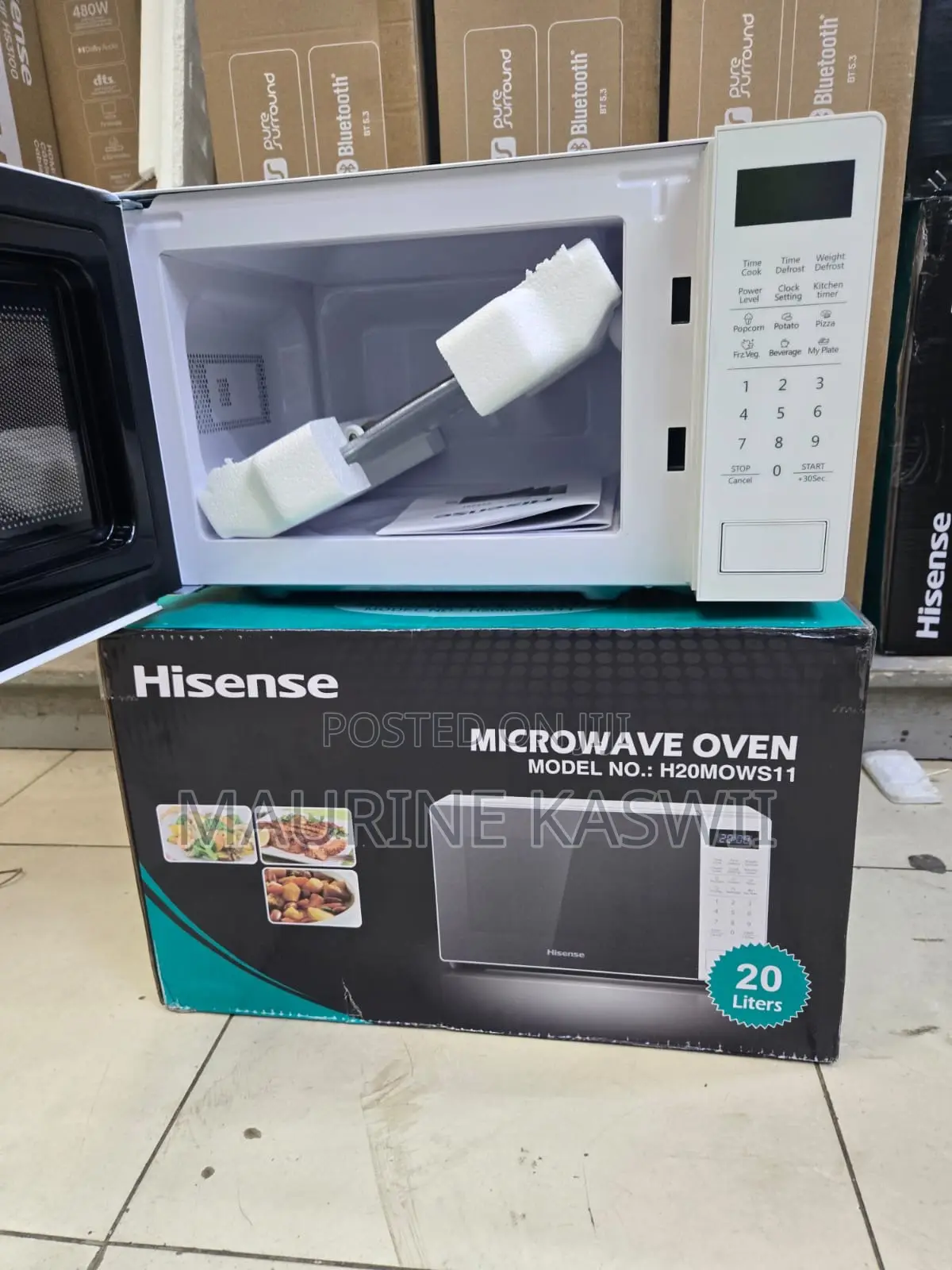 Hisense 20 Liters Microwave Oven-White
