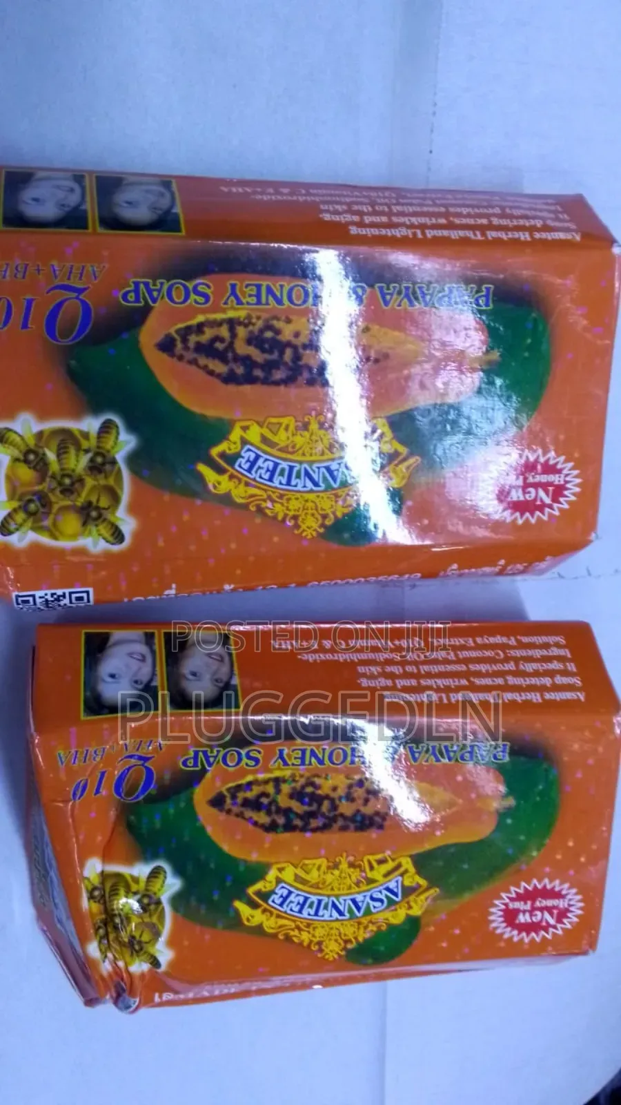 Asantee Papaya Honey Soap.