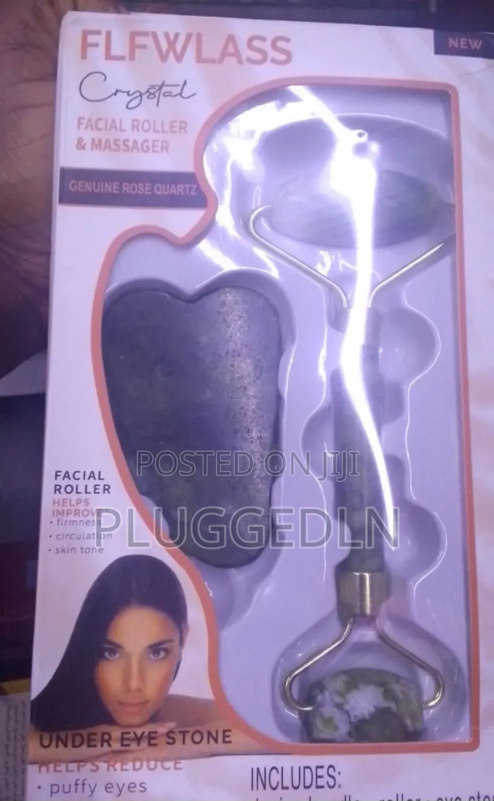 Crystal Facial Roller Massager Set