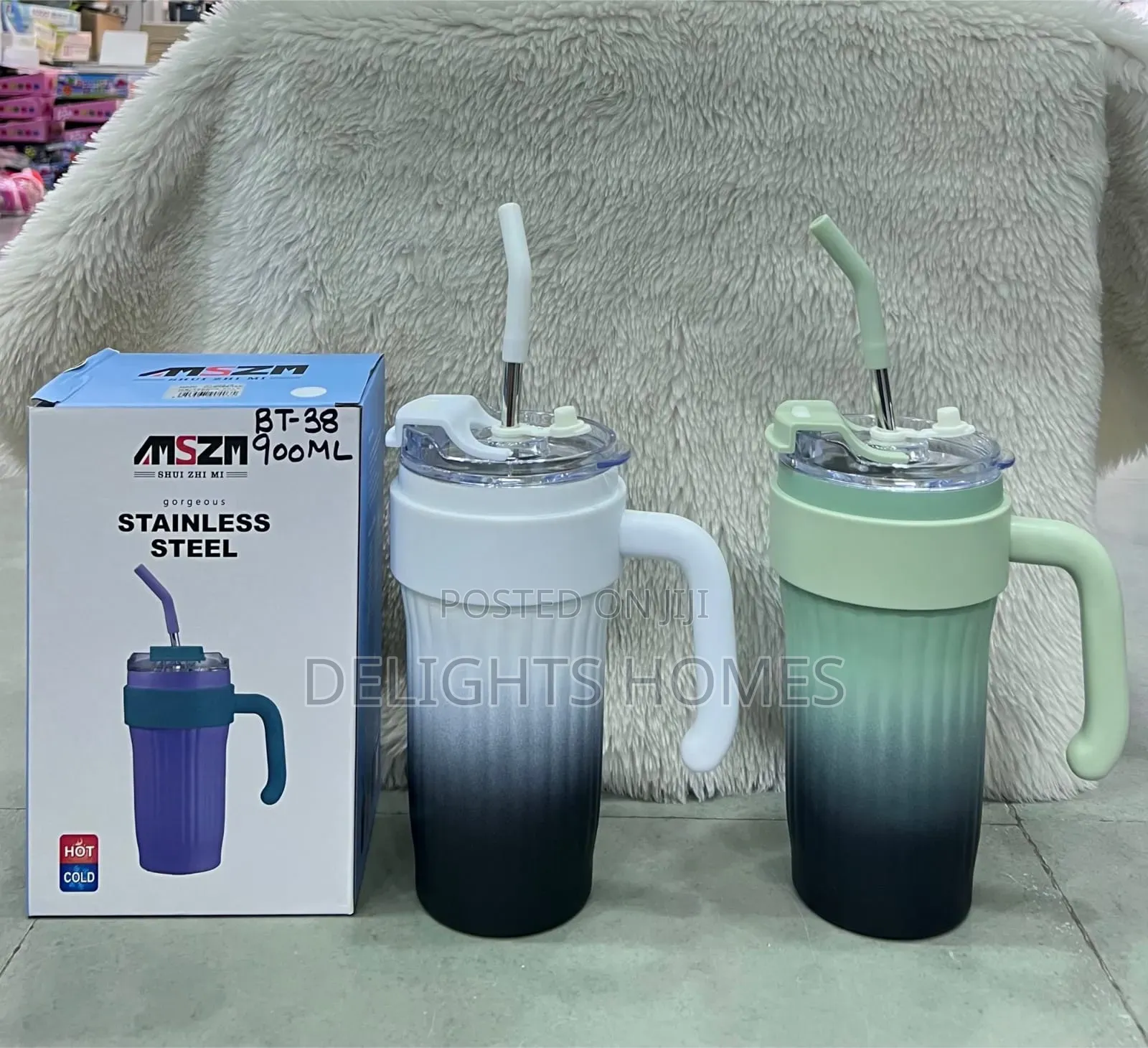 2-Colour Flask With a Straw_haw