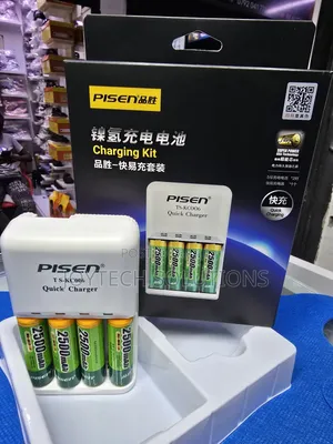 Heavy Duty Double Aa2 Rechargable Battery [ 2500 Mah ] Quick Charger