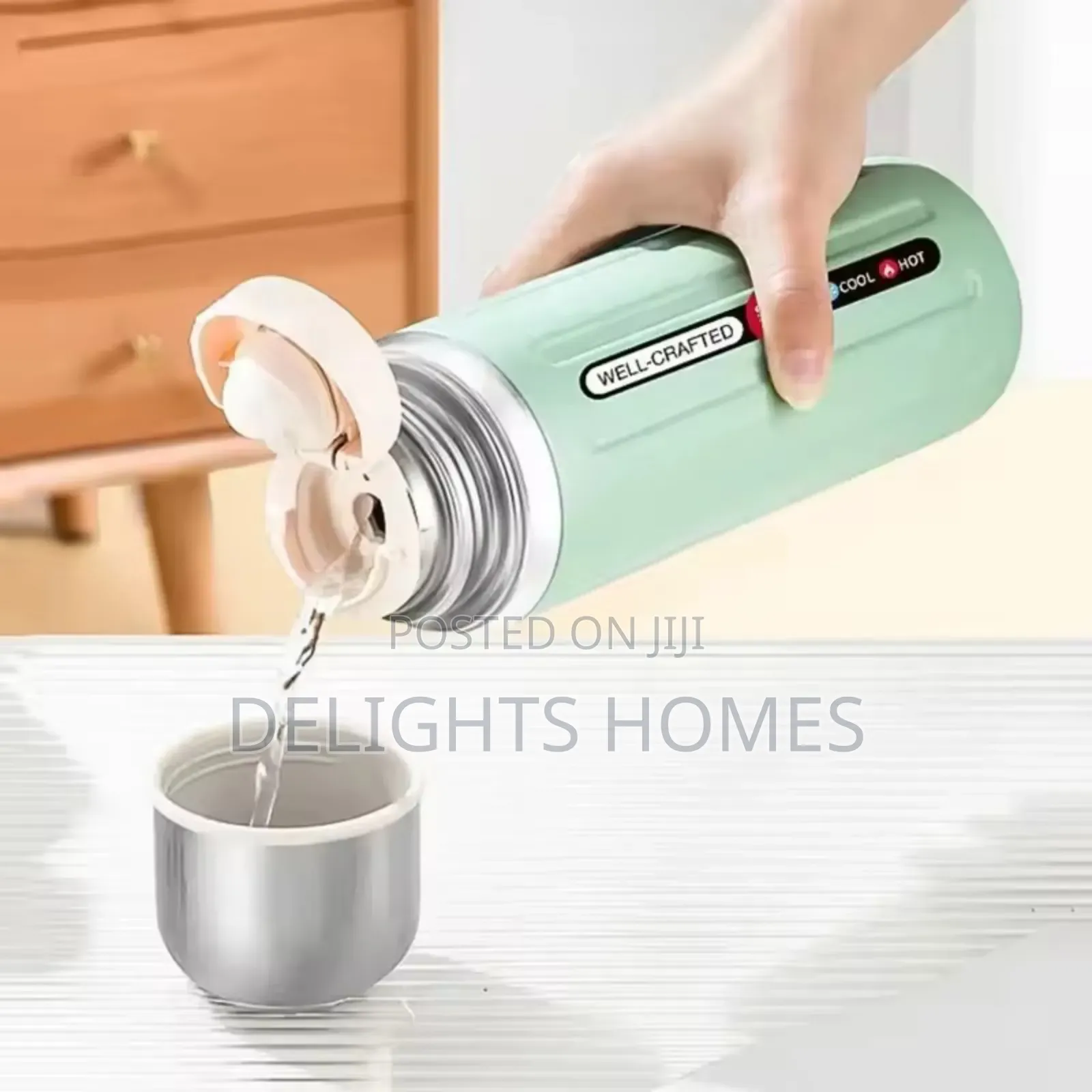 Well Crafted Stainless Steel Vacuum Flask_haw