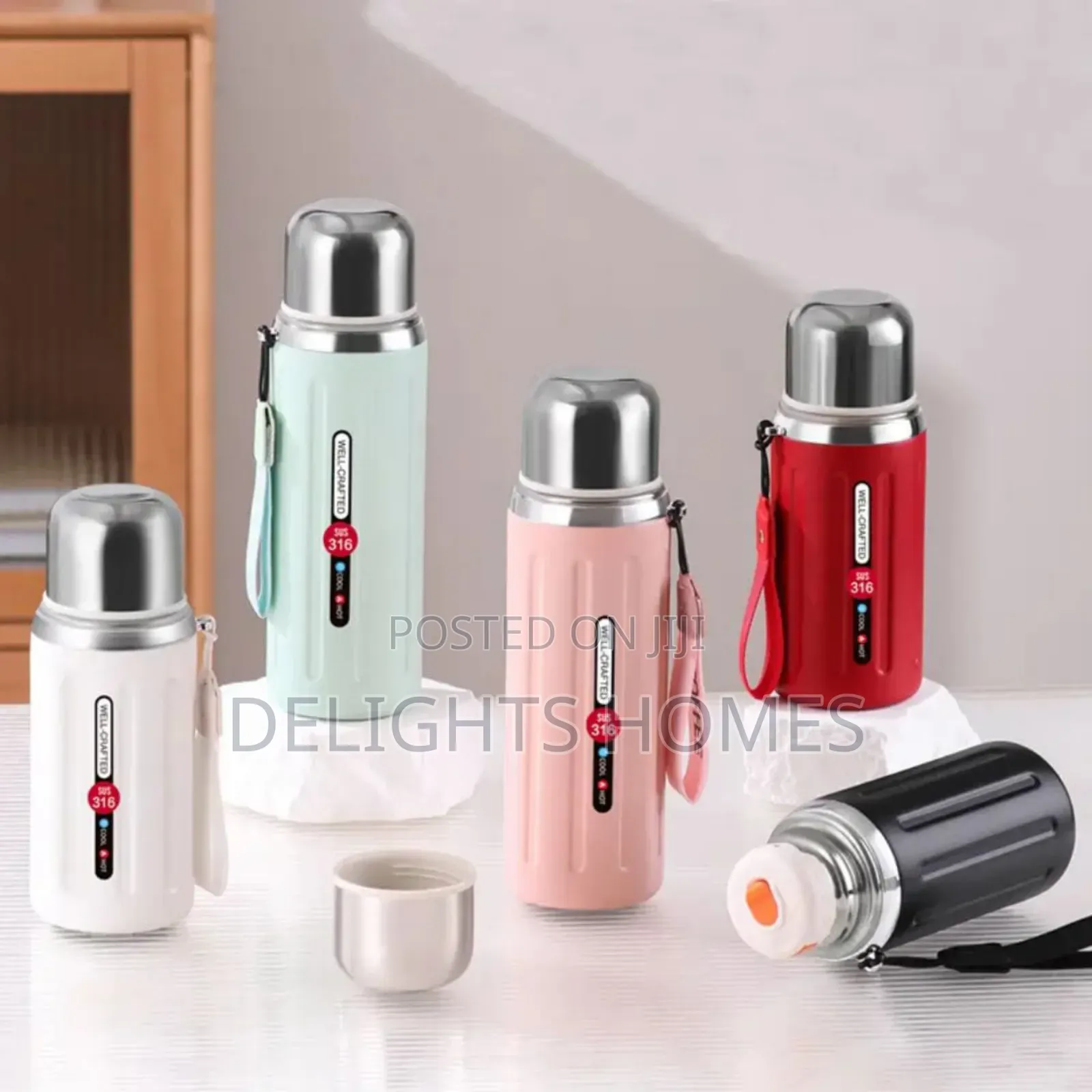 Well Crafted Stainless Steel Vacuum Flask_haw