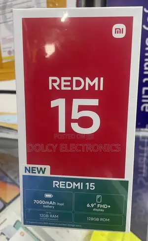 New Xiaomi Redmi 15 128 GB Black