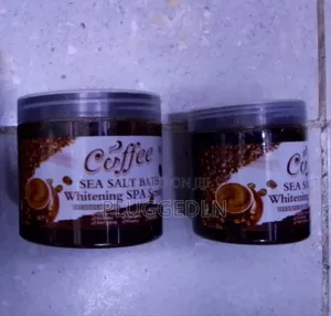 680 Grams Coffee Sea Salt Bath Whitening Spa Scrub.