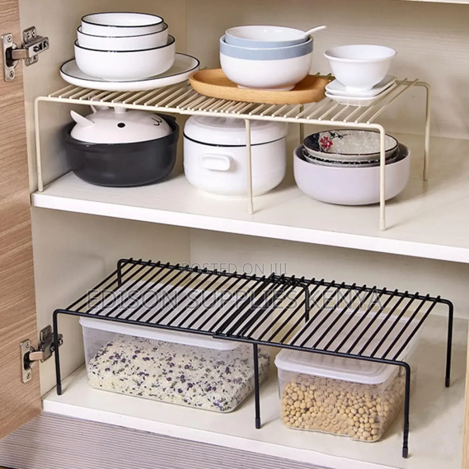Expandable Shelf Organizer Cupboard Shelf Raiser