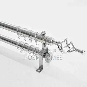 Curated Silver Curtain Rods